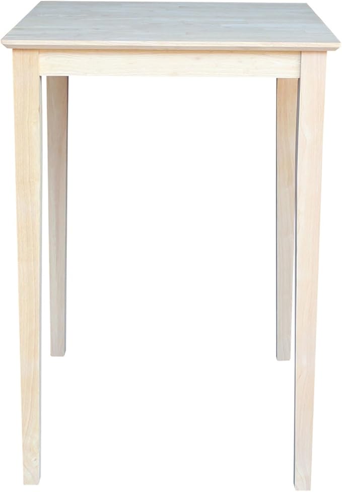 IC INTERNATIONAL CONCEPTS Solid Wood Top Table