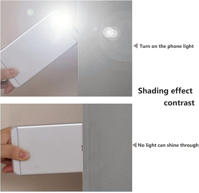 NICETOWN Full Shade Curtain Panels, Pair of Energy Smart Rod Pocket Blackout Drapes for Guest Room Window, Thermal Insulated Guest Room Lined Window Dressing(Silver Grey, 52 x 72 inch)