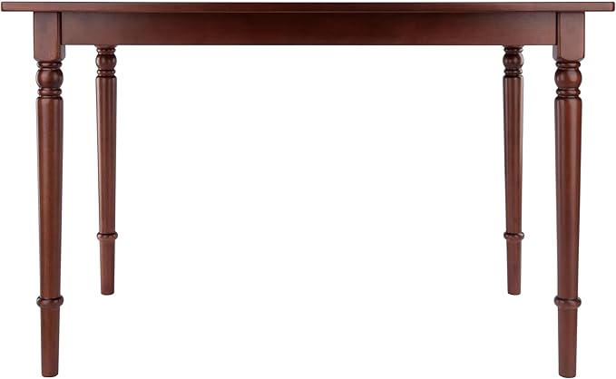 Winsome Ravenna Dining Table for 6 People, 47" Rectangular Kitchen Table, Walnut