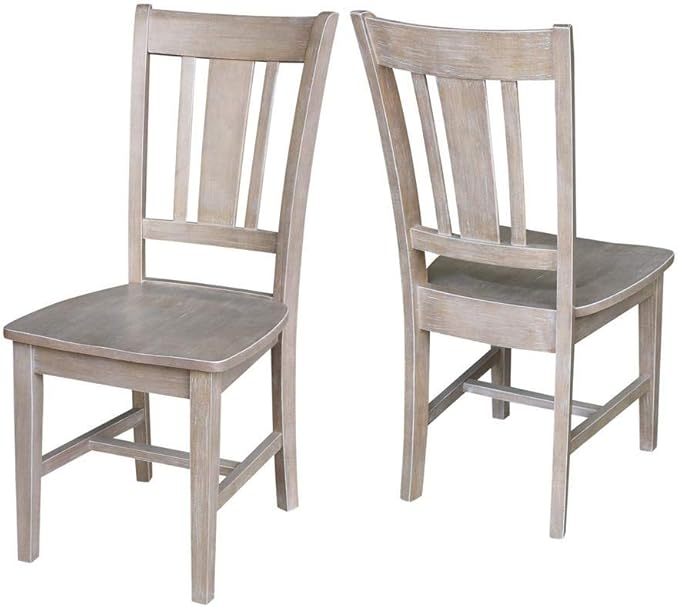 IC INTERNATIONAL CONCEPTS 30" Round Top Pedestal Table - with 2 San Remo Chairs