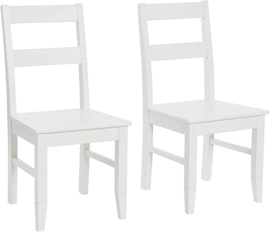 Creative Co-Op Pleasantville Wood Dining Chairs, Set of 2