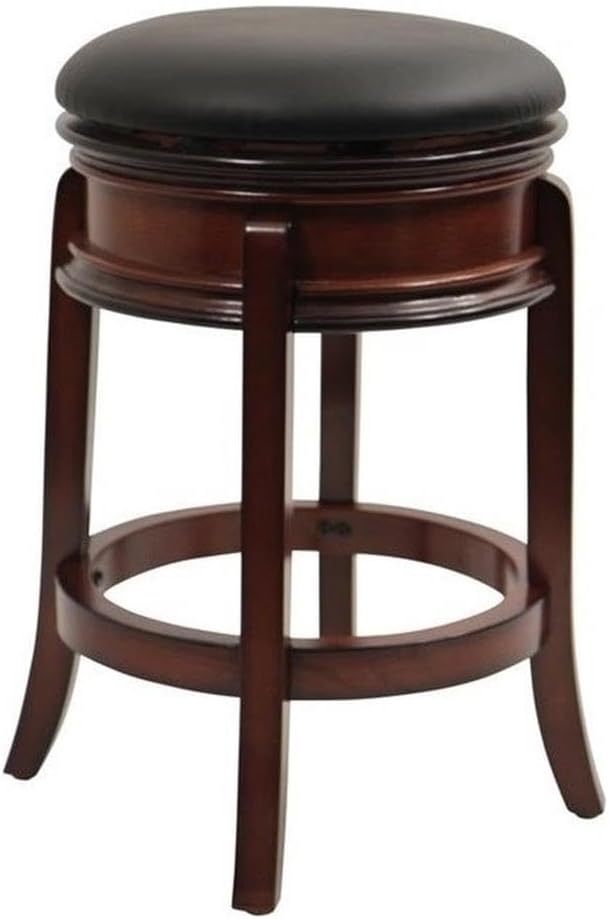 Boraam Magellan Counter Height Swivel Stool, 24-Inch, Brandy