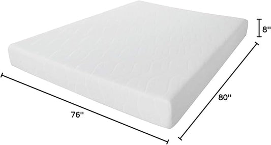 King Size 8-Inch, Gel Memory Foam Mattress, Medium Firm Feel, Breathable, Cool Sleep and Pressure Relief, CertiPUR-US Certified, Temperature Balanced