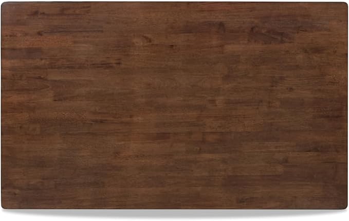 New Classic Furniture Pascal 59 in. Rectangle Wood Counter Table, Walnut