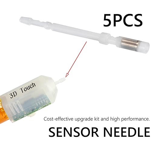 BL Touch Probe Pin Replacement Smart Auto Bed Leveling Push-Pin Needle Self Level Sensor Probe Tips for Bltouch, 3D Touch (5 PCS)