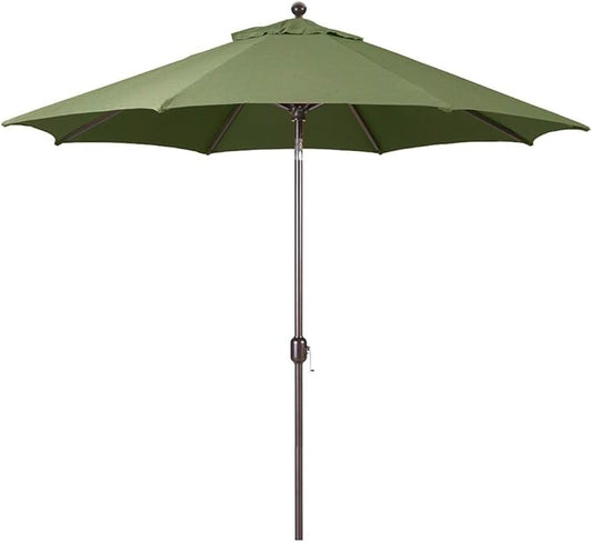 9-Foot Galtech (Model 737) Deluxe Auto-Tilt Umbrella with Antique Bronze Frame and Sunbrella Fabric Fern (Includes Extended Frame Warrantee)