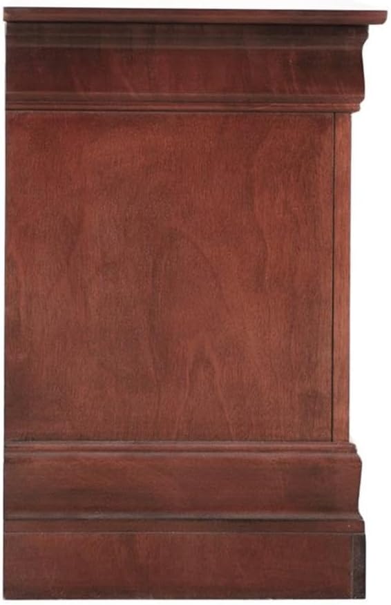 Glory Furniture Lewis 2-Drawer Wood Nightstand Cherry Stained