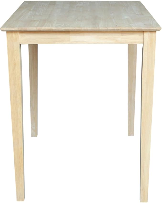 IC INTERNATIONAL CONCEPTS Solid Wood Top Table