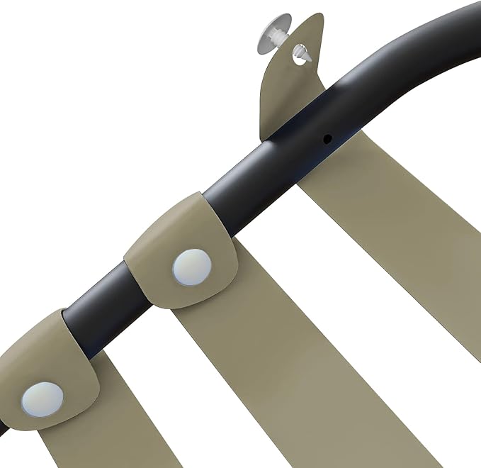 Vinyl Straps for Patio Chair Repair Kit 2'' Wide 50 Ft Long Replacement Straps + 50 Free Rivets for Outdoor Lawn Furniture Chaise Lounge Repair (Driftwood)
