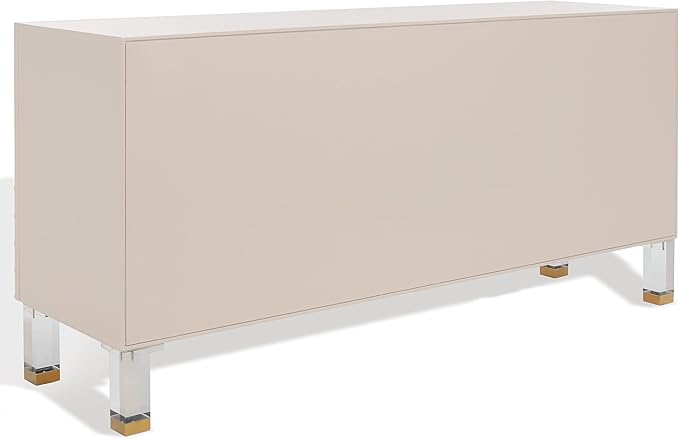 Safavieh Couture Home Saturn-Art Deco-Light Pink Acrylic 3-door Sideboard