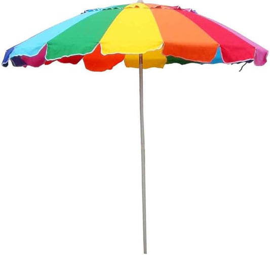Beach Umbrella Rainbow Includes Carry Bag
