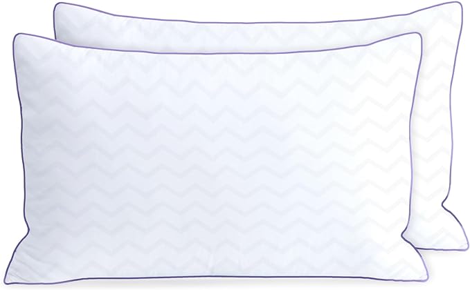 MOLCLCUY Bed Pillows Standard Size Set of 2,Hotel Collection Pillow for Side and Back Sleepers,Super Soft Down Alternative Microfiber Filled
