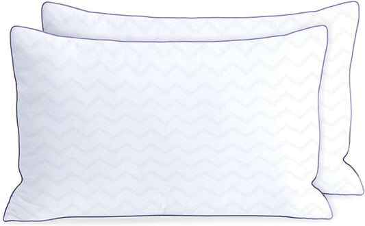 MOLCLCUY Bed Pillows Standard Size Set of 2,Hotel Collection Pillow for Side and Back Sleepers,Super Soft Down Alternative Microfiber Filled