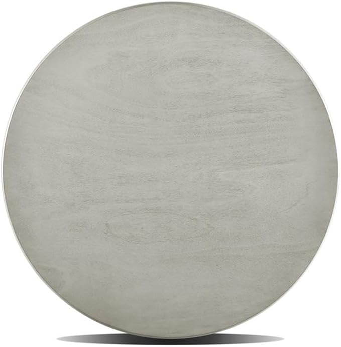 New Classic Furniture Pascal 47" Round Dining Table, Driftwood Gray