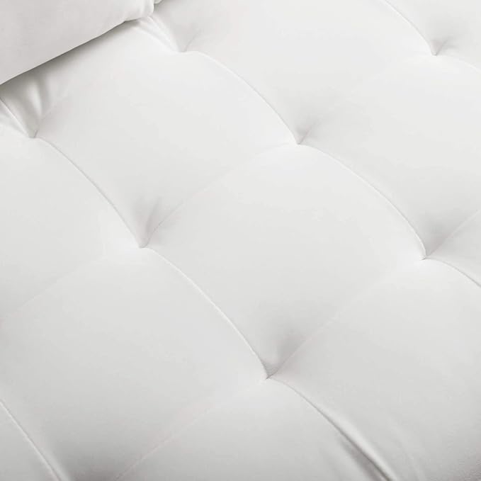 Modway EEI-3764-WHI Valour Performance Velvet Sofa, White