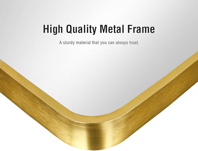 Full Length Mirror with Stand, 47"x91" Floor Mirror Freestanding, Arched Mirror, Oversize(Gold)