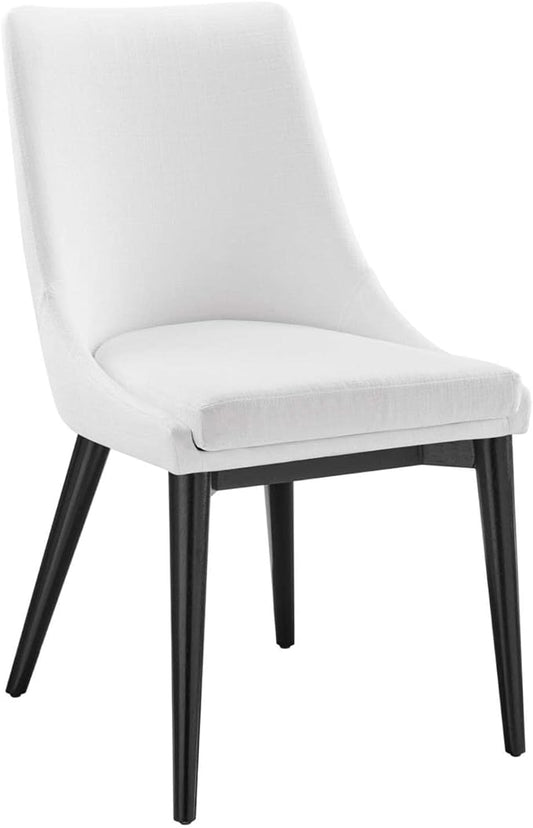 Modway Viscount Chair, White, 24 x 19 x 34