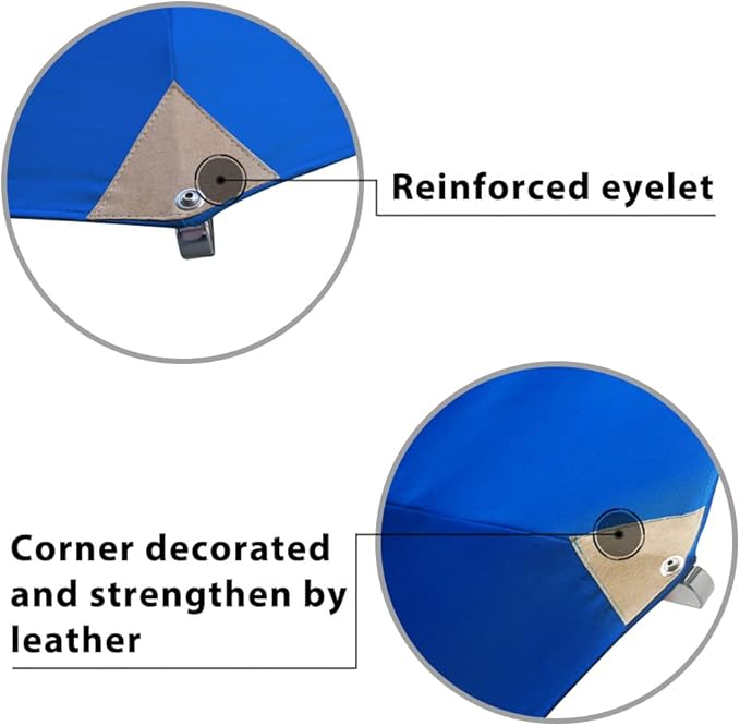 EliteShade USA 10-Year-Non-Fading 11ft 3-Tier Market Patio Umbrella, Commercial Grade Outdoor Table Umbrella with Cylinder Push-Up, Windproof & UPF 50+ UV Protection, Heavy Duty Ventilation for Garden, Deck, Pool, Backyard, Beach & Bistro, Royal Blue