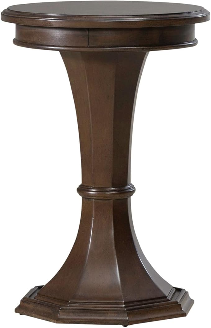 Liberty Furniture Arden Road Living Room Round Chairside Table - Satin Cherry