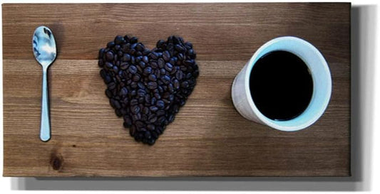 Cortesi Home 'I Love Coffee' by Nicklas Gustafsson, Canvas Wall Art, 30"x60"