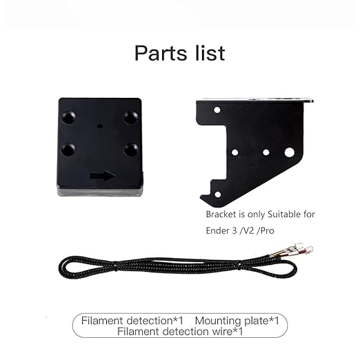 Original Creality Ender 3 V2 Filament Runout Sensor Smart Filament Sensor Break Detection Module Detector for Ender 3 pro Ender 6 CR-10S PRO CR10 V2 V3 Ender3 Max 3D Printer