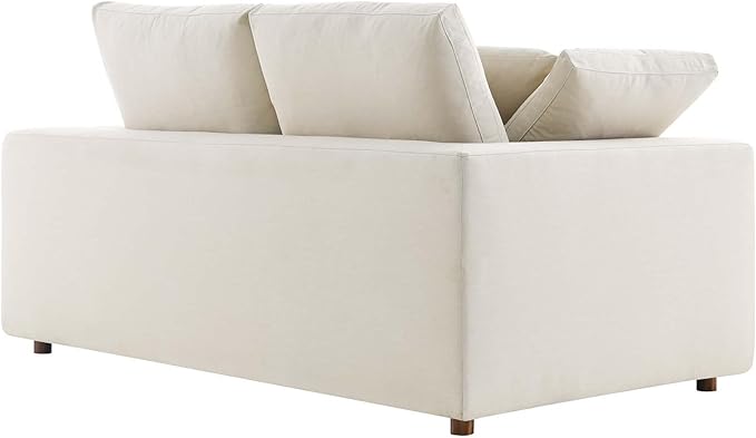 Modway EEI-4859-LBG Commix Down Filled Overstuffed Loveseat, Light Beige
