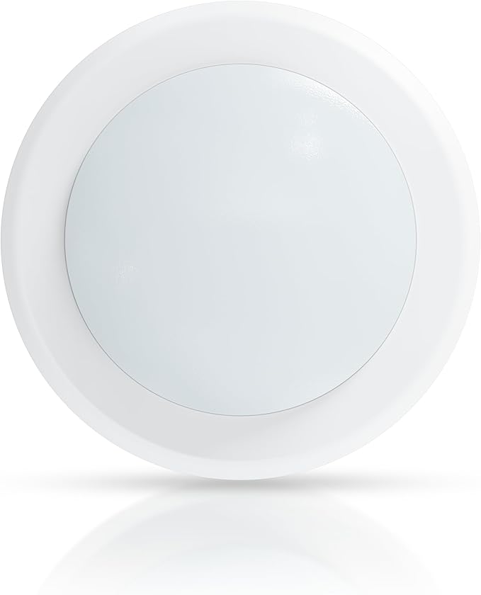 ECOELER 5/6" LED Disc Light, 16.5W 5000K Daylight,1000Lm, Dimmable LED Flush Mount Ceiling Light Fixture for Home Improved, Install with J-Box or Recessed Can, ETL & FCC Listed