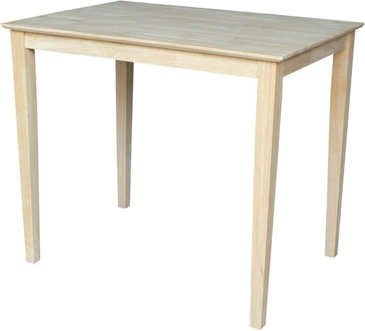 IC INTERNATIONAL CONCEPTS Solid Wood Top Table