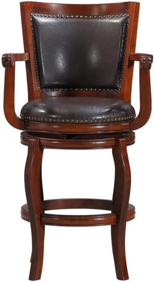 Boraam Jones Bar Height Swivel Stool - Cherry