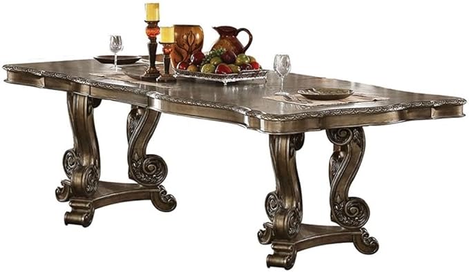 Acme Ragenardus Rectangular Wooden Extendable Dining Table in Vintage Oak