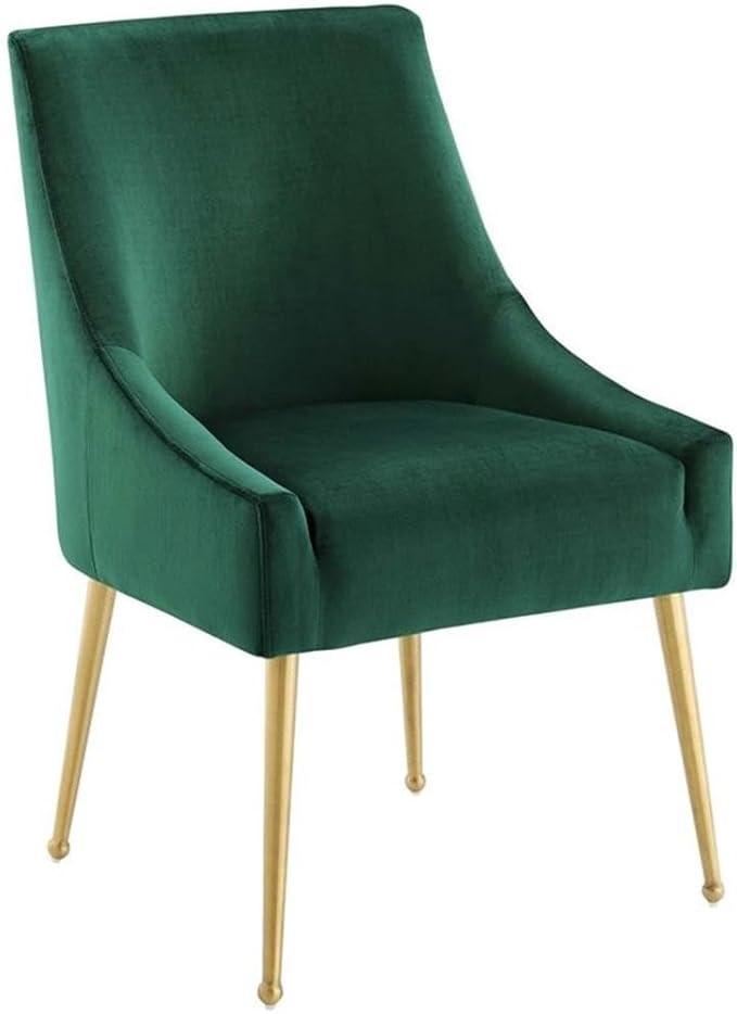 Modway Discern Upholstered Performance Velvet Dining Chair, Green