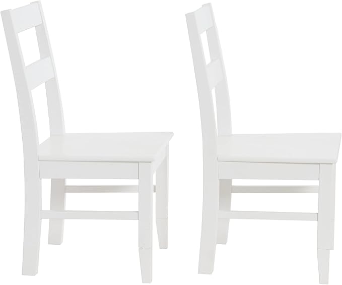 Creative Co-Op Pleasantville Wood Dining Chairs, Set of 2