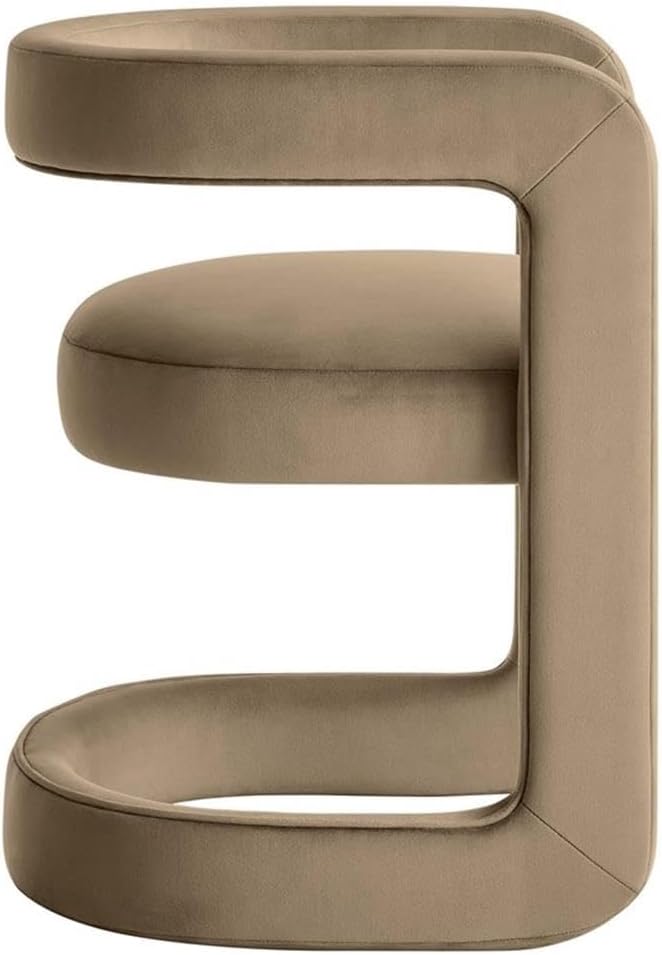 Modway Winslow Stain-Resistant Performance Velvet Accent Chair in [Color]- Open Back Barrel Armchair - Versatile Upholstered Dining Chair - Cozy Reading Chair