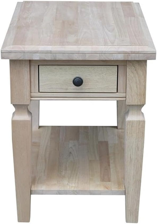 IC INTERNATIONAL CONCEPTS Vista End Table Unfinished
