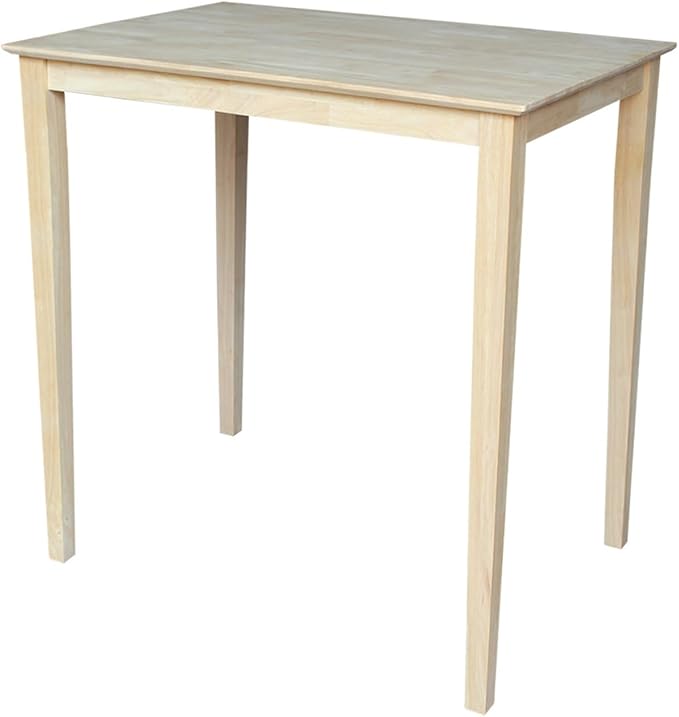 International Concepts 42" Solid Wood Top Bar Table in Natural