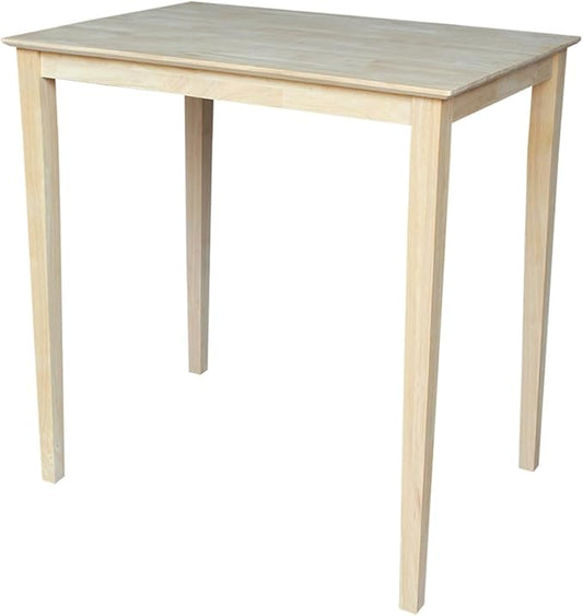 International Concepts 42" Solid Wood Top Bar Table in Natural