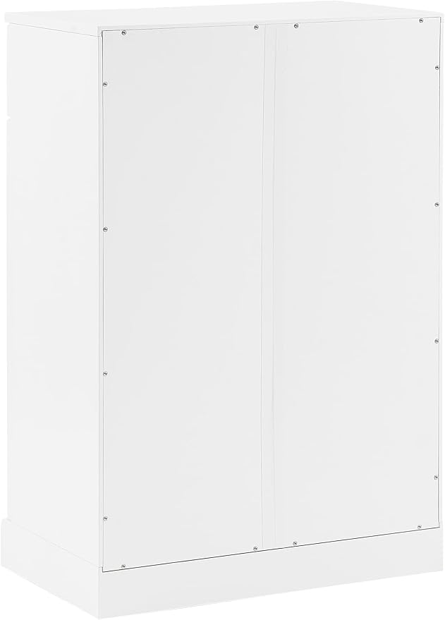 Crosley Furniture Stanton Pantry Storage Cabinet with Shelves, Kitchen, Dining, or Laundry Room, White