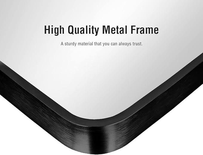 Floor Mirror, Full Length Mirror with Stand, Arched Wall Mirror, 27"x71", Black Floor Mirror Freestanding, Wall Mounted for Bedroom Living Room, Black