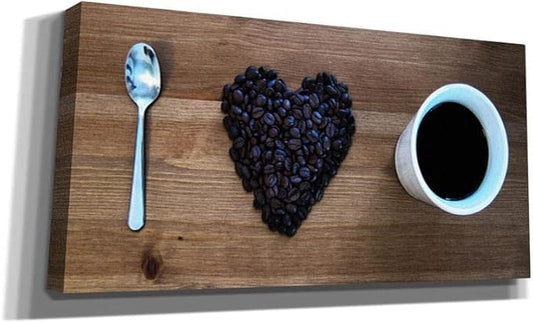 Cortesi Home 'I Love Coffee' by Nicklas Gustafsson, Canvas Wall Art, 30"x60"