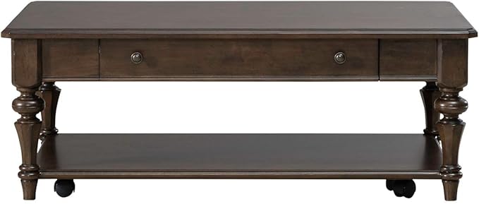 Liberty Furniture Arden Road Living Room Rectangular Cocktail Table - Satin Cherry