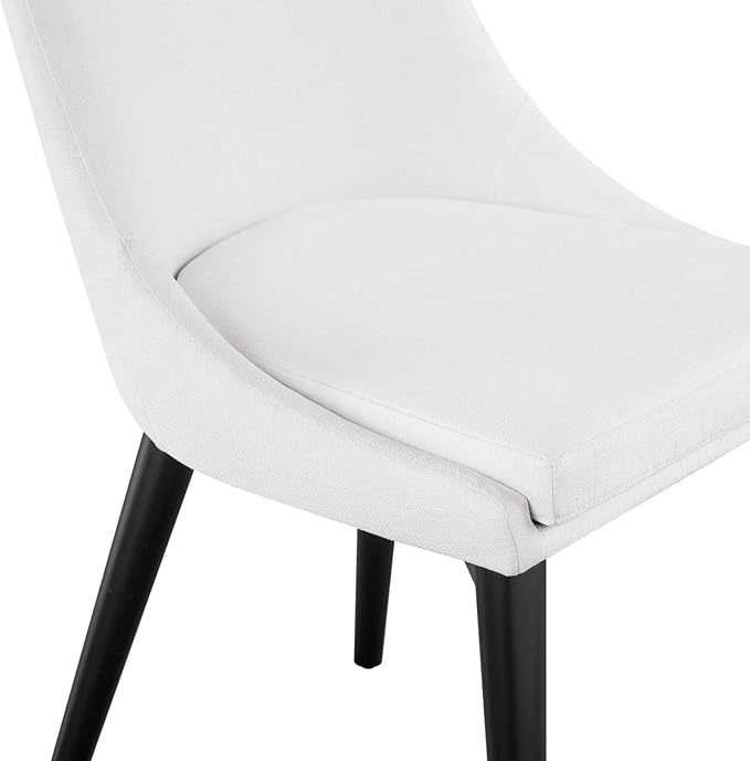 Modway Viscount Chair, White, 24 x 19 x 34
