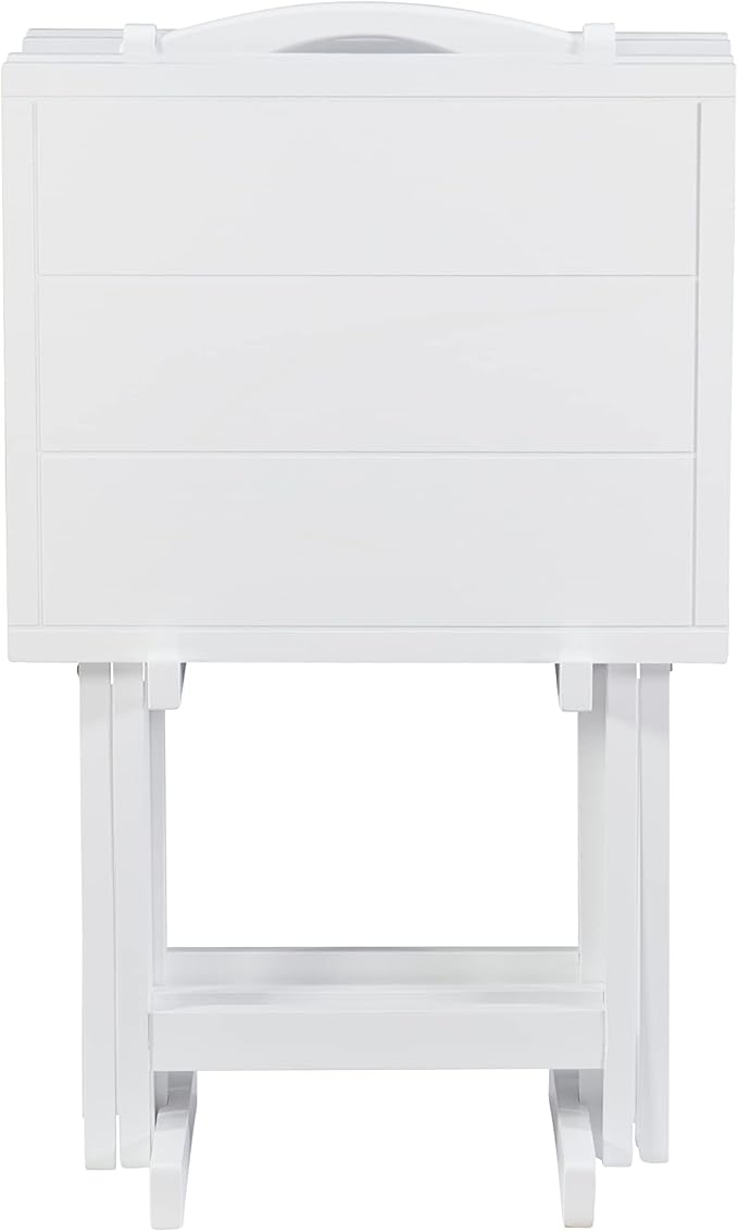 Powell Gemma Tray Table, White