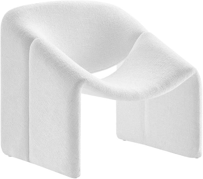 Modway EEI-6767-FRO Vivi Chenille Upholstered Accent Chair, Frost