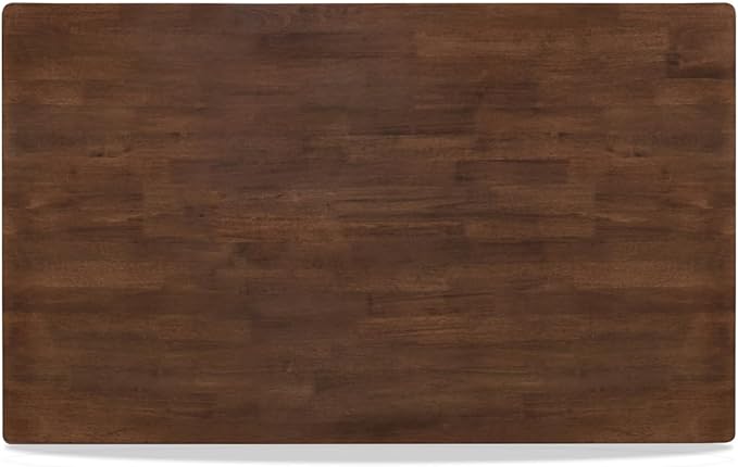 New Classic Furniture Pascal 59 in. Rectangle Wood Dining Table, Walnut
