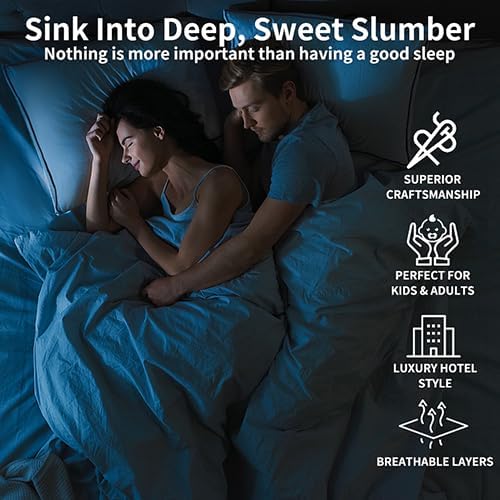 Opposy Pillows Queen Size Set of 4 - Queen Pillows 4 Pack Down Alternative Hotel Quality Bed Pillows for Sleeping Soft and Supportive Pillows for Side and Back Sleepers