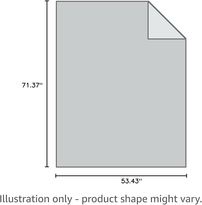 Avana Waterproof Throw - Sensual Blanket for Adults - Made in The USA - Regular Size, Micro-Velvet Grey