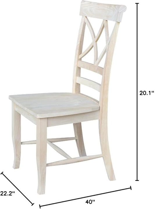 IC INTERNATIONAL CONCEPTS Set of Two Lacy Dining Chairs