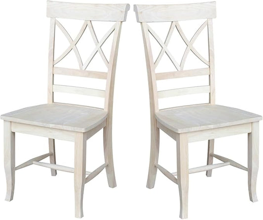 IC INTERNATIONAL CONCEPTS Set of Two Lacy Dining Chairs