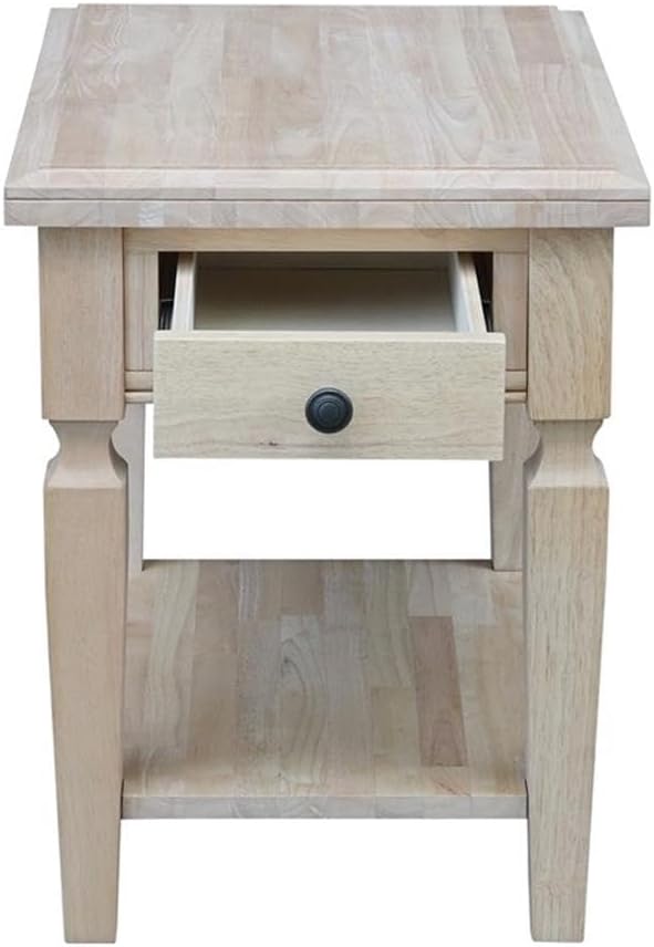 IC INTERNATIONAL CONCEPTS Vista End Table Unfinished