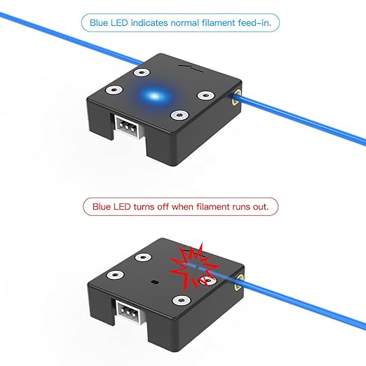 Original Creality Ender 3 V2 Filament Runout Sensor Smart Filament Sensor Break Detection Module Detector for Ender 3 pro Ender 6 CR-10S PRO CR10 V2 V3 Ender3 Max 3D Printer
